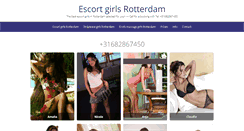 Desktop Screenshot of escortgirlsrotterdam.com